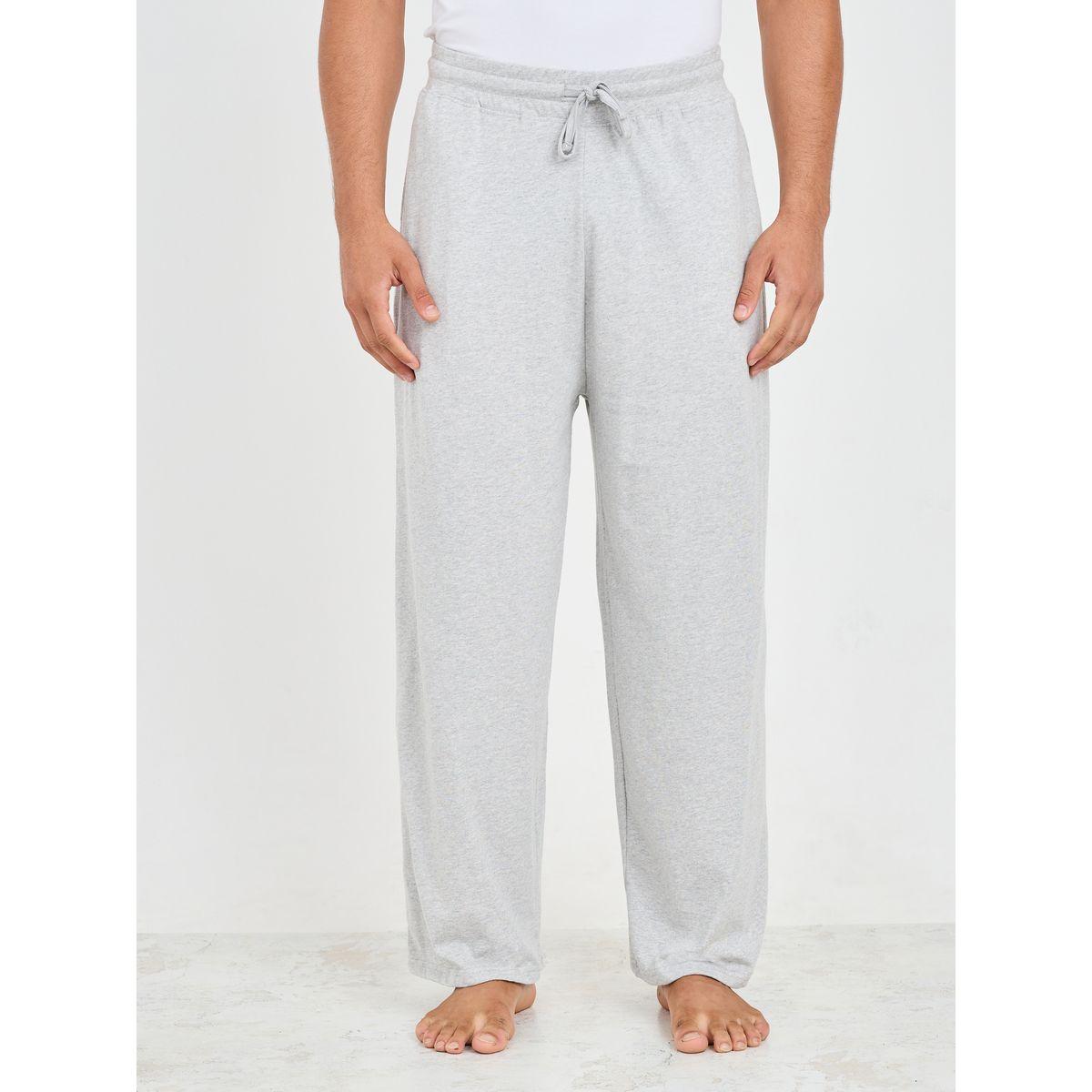 بيجاما Styli Unwind Detail واسعة الساق مع حزام خصر بسحب-men-clothing-nightwear-pyjamaandshorts-image-1