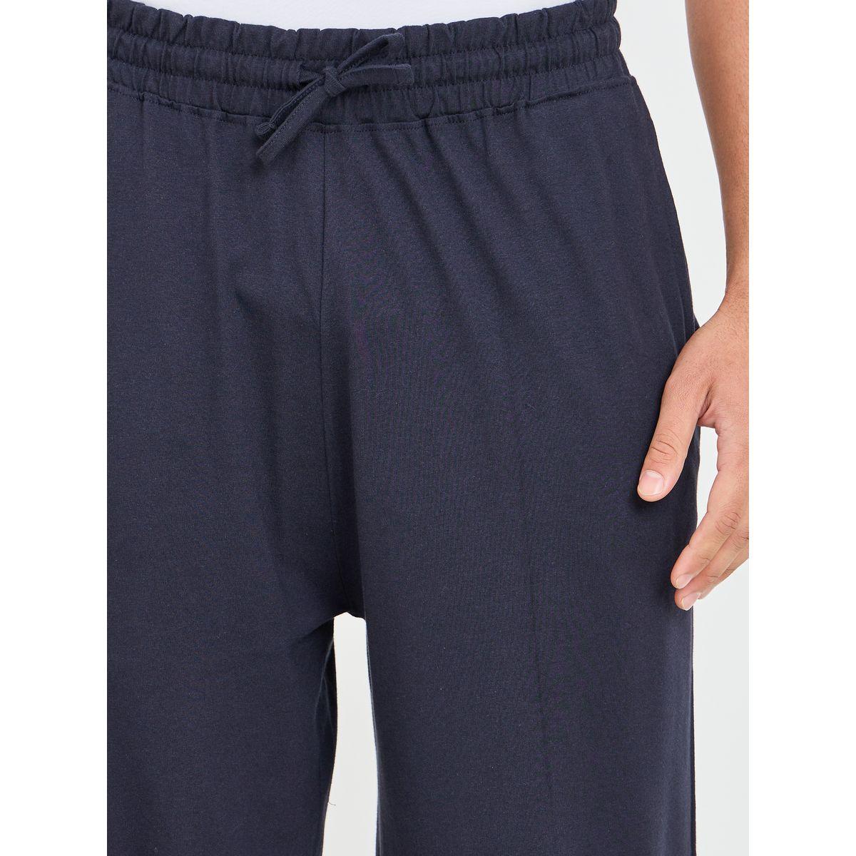 بيجاما Styli Unwind Detail واسعة الساق مع حزام خصر بسحب-men-clothing-nightwear-pyjamaandshorts-image-3