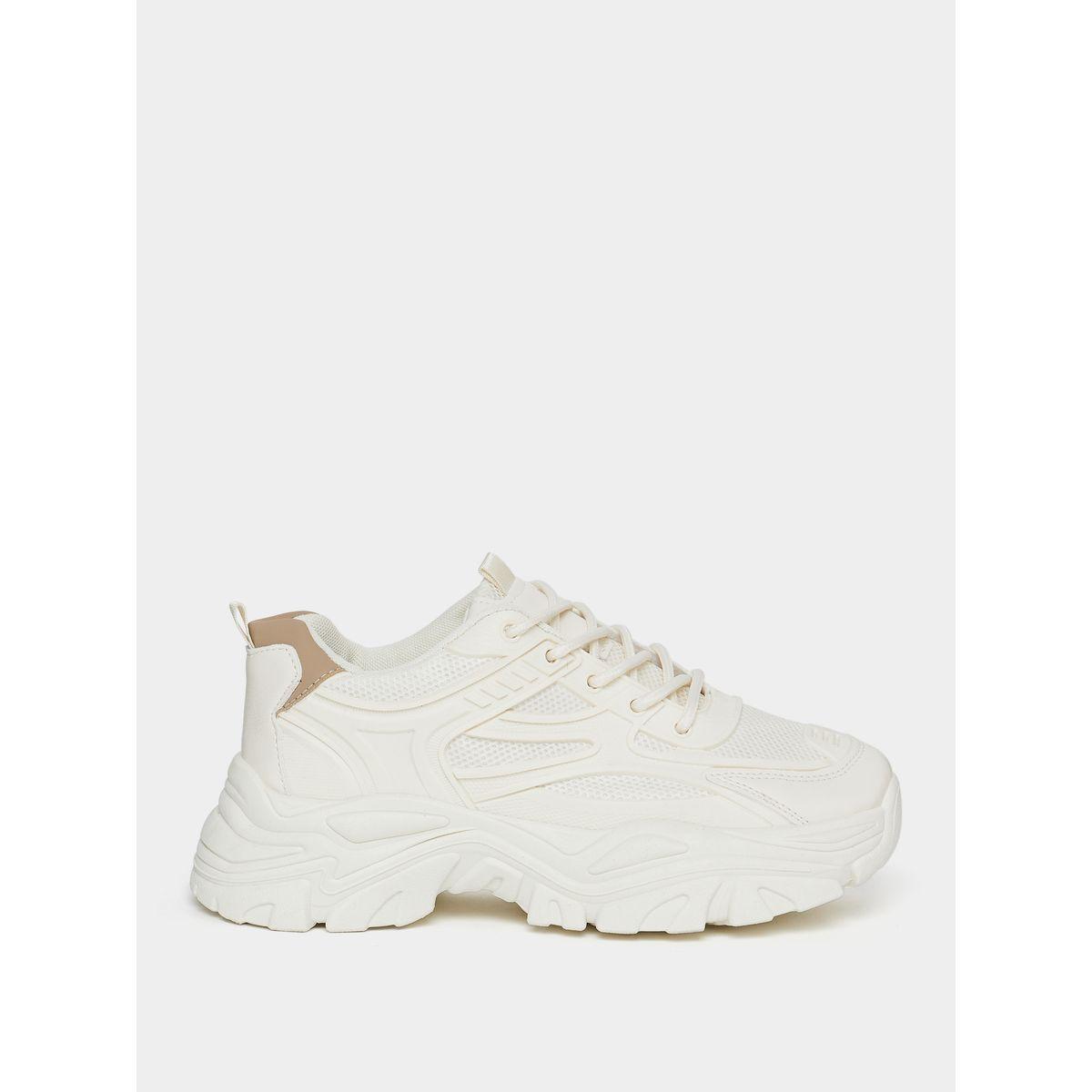 Styli Contrast Panel Chunky Sneakers-women-shoes-sneakers-image-1