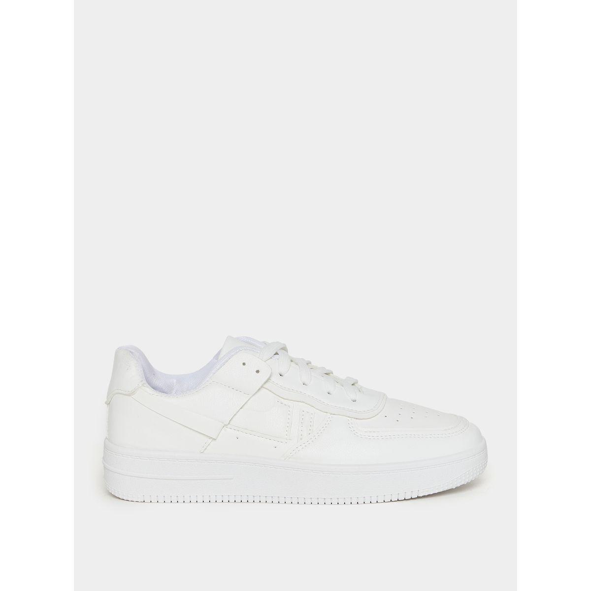 Styli Textured Side Detail Court Shoes-women-shoes-sneakers-image-1