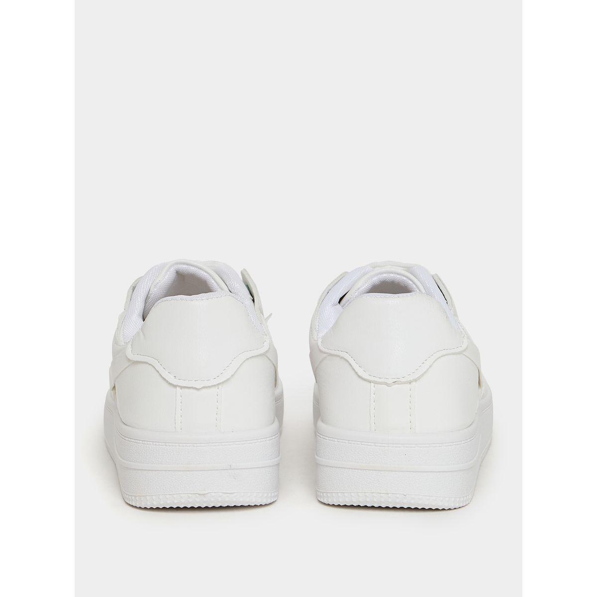 Styli Textured Side Detail Court Shoes-women-shoes-sneakers-image-3
