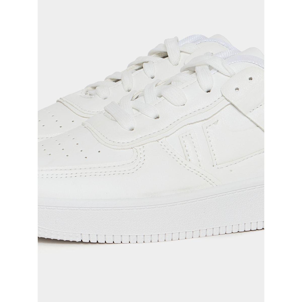 Styli Textured Side Detail Court Shoes-women-shoes-sneakers-image-4