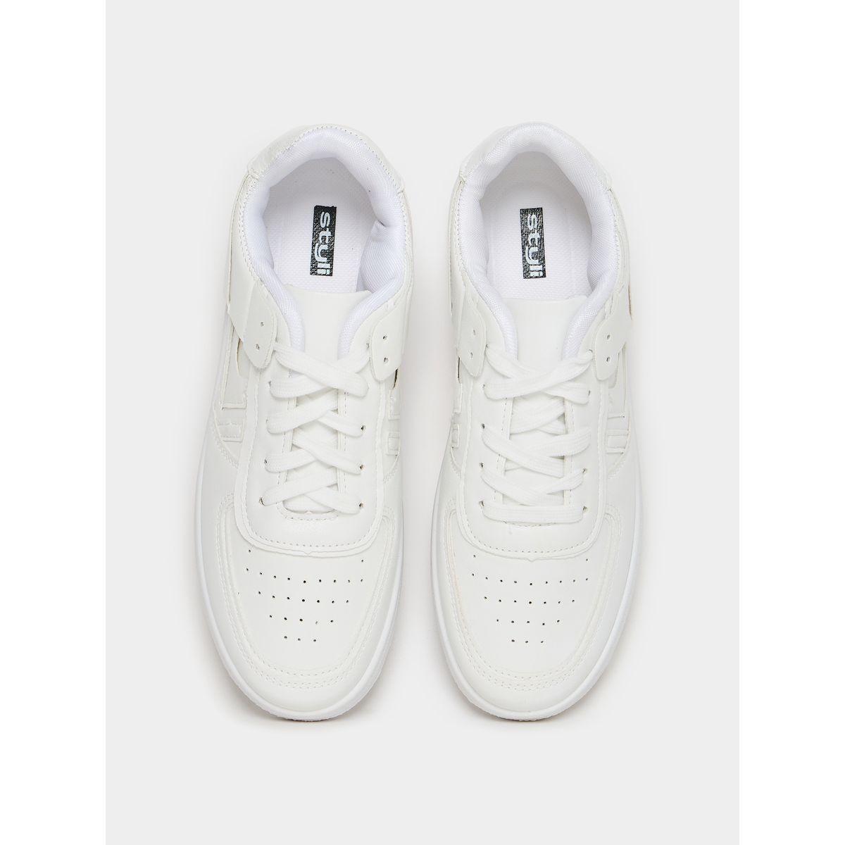 Styli Textured Side Detail Court Shoes-women-shoes-sneakers-image-5