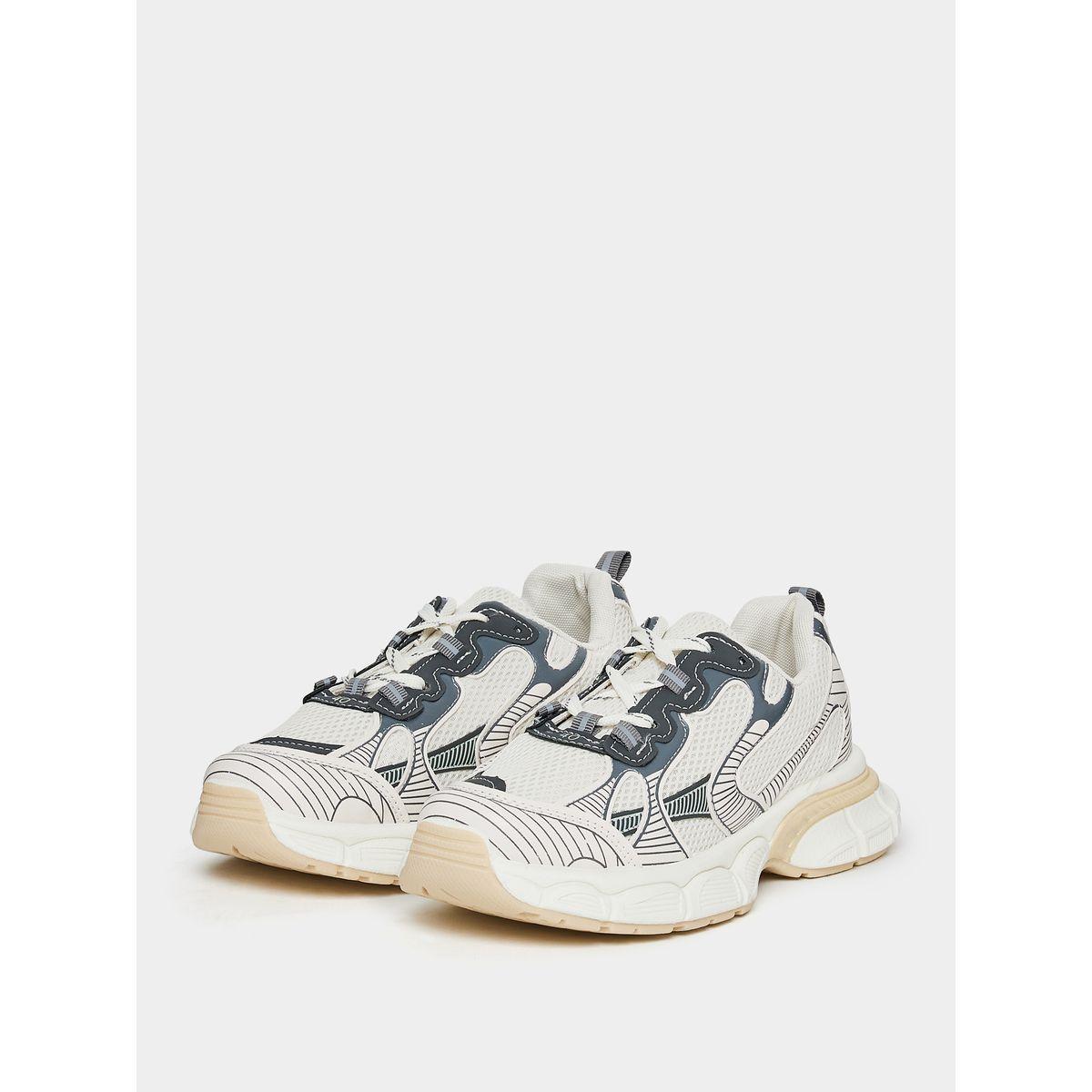 Styli Printed Textured Colorblock Sneakers-women-shoes-sneakers-image-2