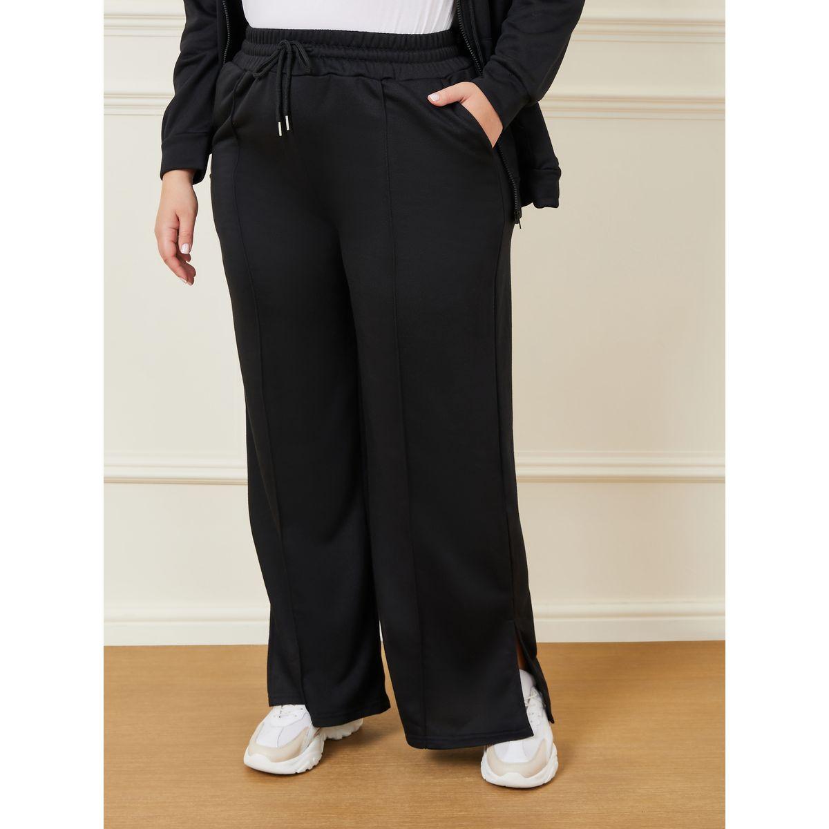 Styli Plus Oversized Zip Through Hoodie & Wide Leg Jogger Co-Ords-women-clothing-dresses-image-4