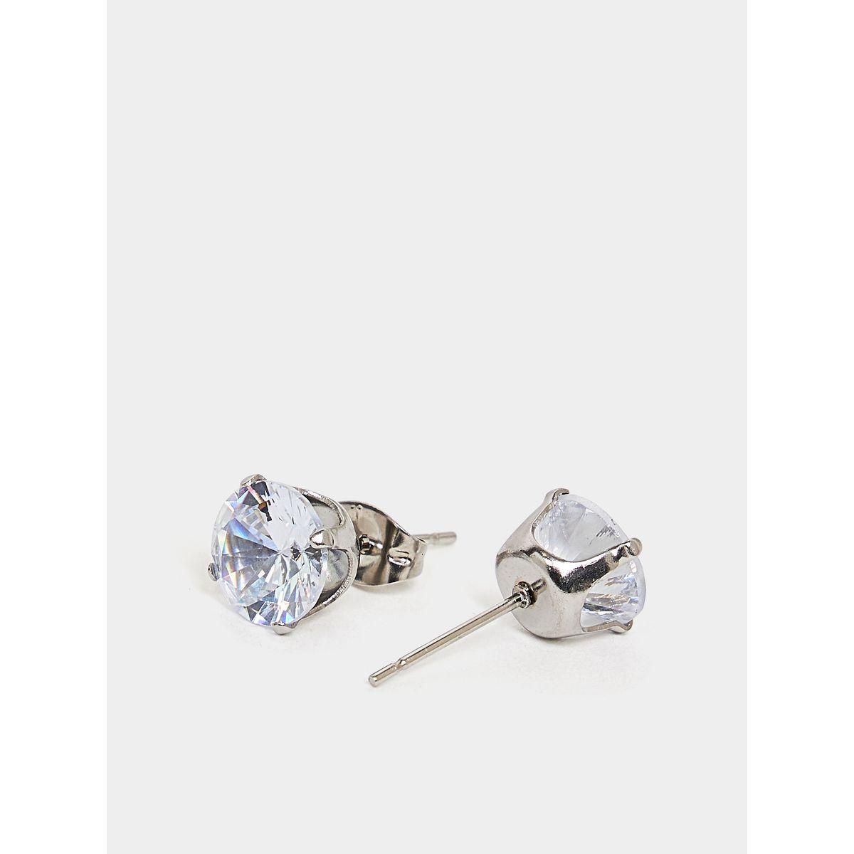 Styli Faux Crystal Stud Earrings-women-watchesandjewellery-jewellery-earrings-image-1