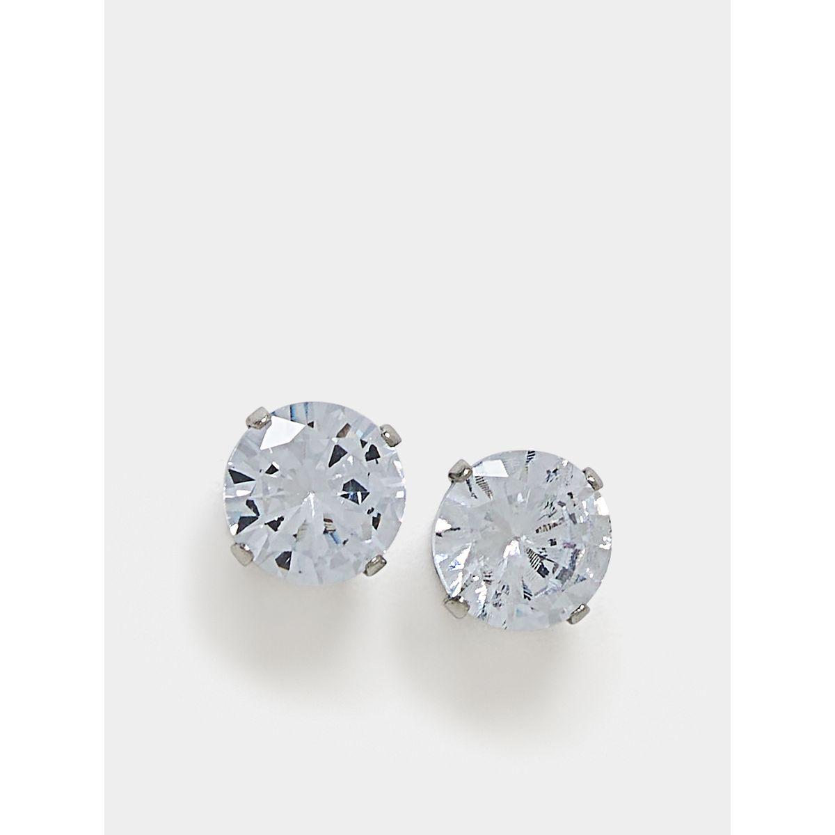 Styli Faux Crystal Stud Earrings-women-watchesandjewellery-jewellery-earrings-image-2