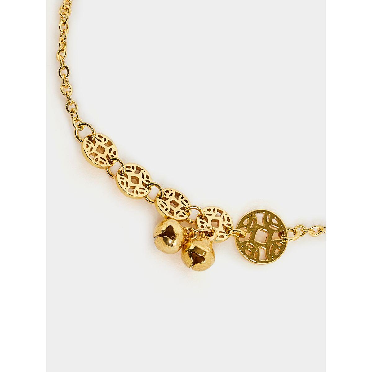 Styli Two Drop Balls Anklet-women-watchesandjewellery-jewellery-anklets-image-3