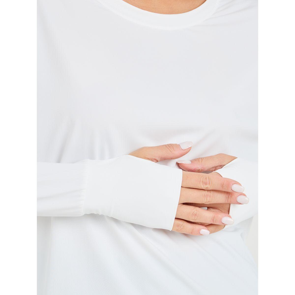 Styli Active Drop Shoulder Thumbhole Detail Top - UV Protection SPF50+-sports-women-clothing-tshirtsandvests-image-4