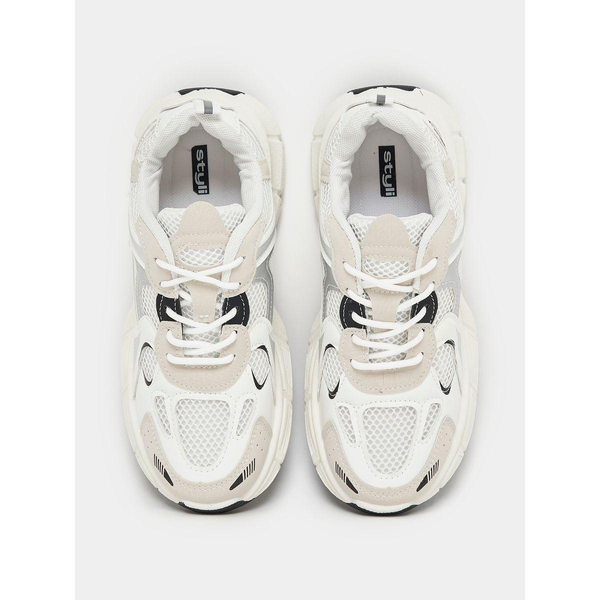 Styli Colorblock Paneled Chunky Sneakers-women-shoes-sneakers-image-5