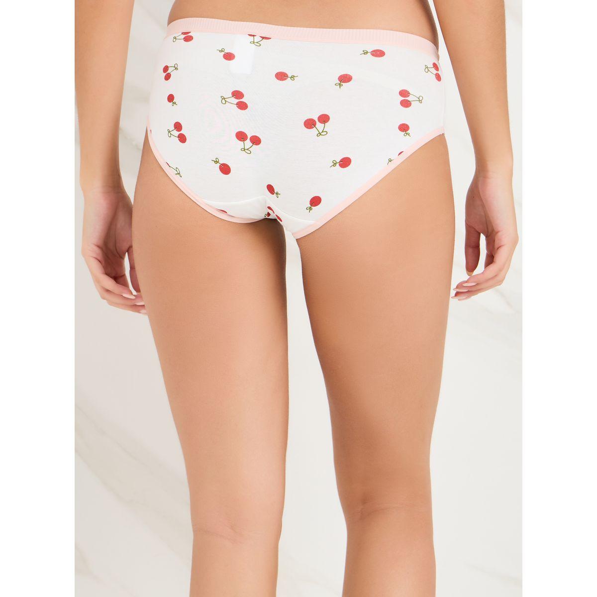 Styli Pack of 3 - Cotton Printed Contrast Elastic Short-women-clothing-lingerie-panties-image-5