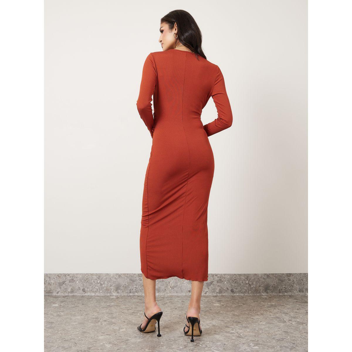 فستان ميدي بنمط لف-women-clothing-dresses-image-4