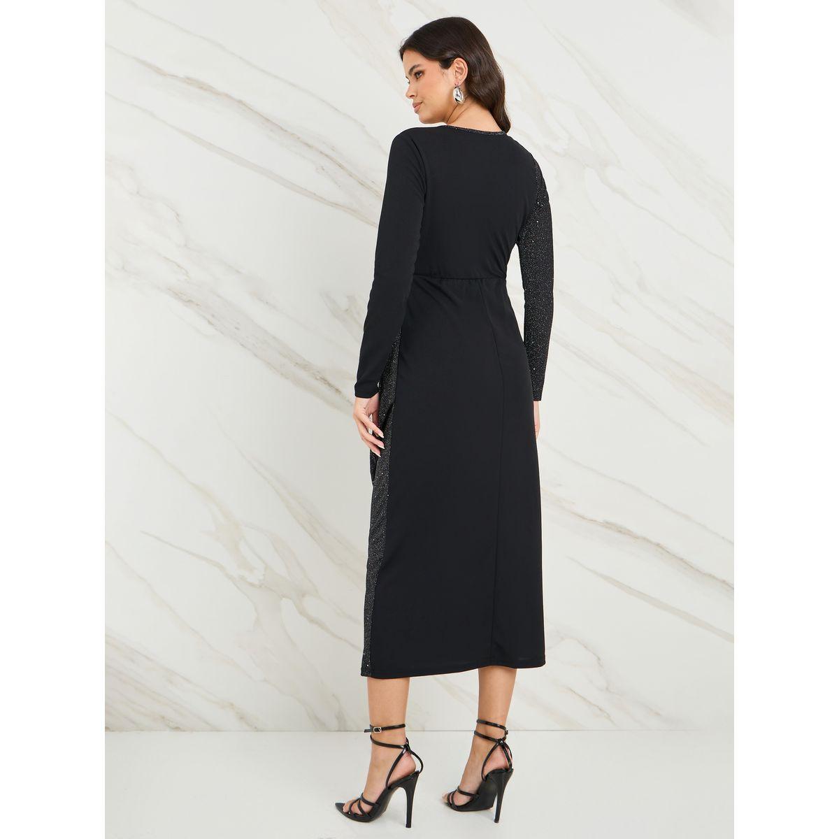 فستان ميدي بنمط لف-women-clothing-dresses-image-5