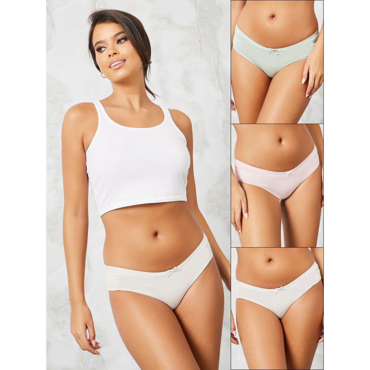 Styli Pack of 3 - Basic Cotton Shorts-women-clothing-lingerie-panties-image-1