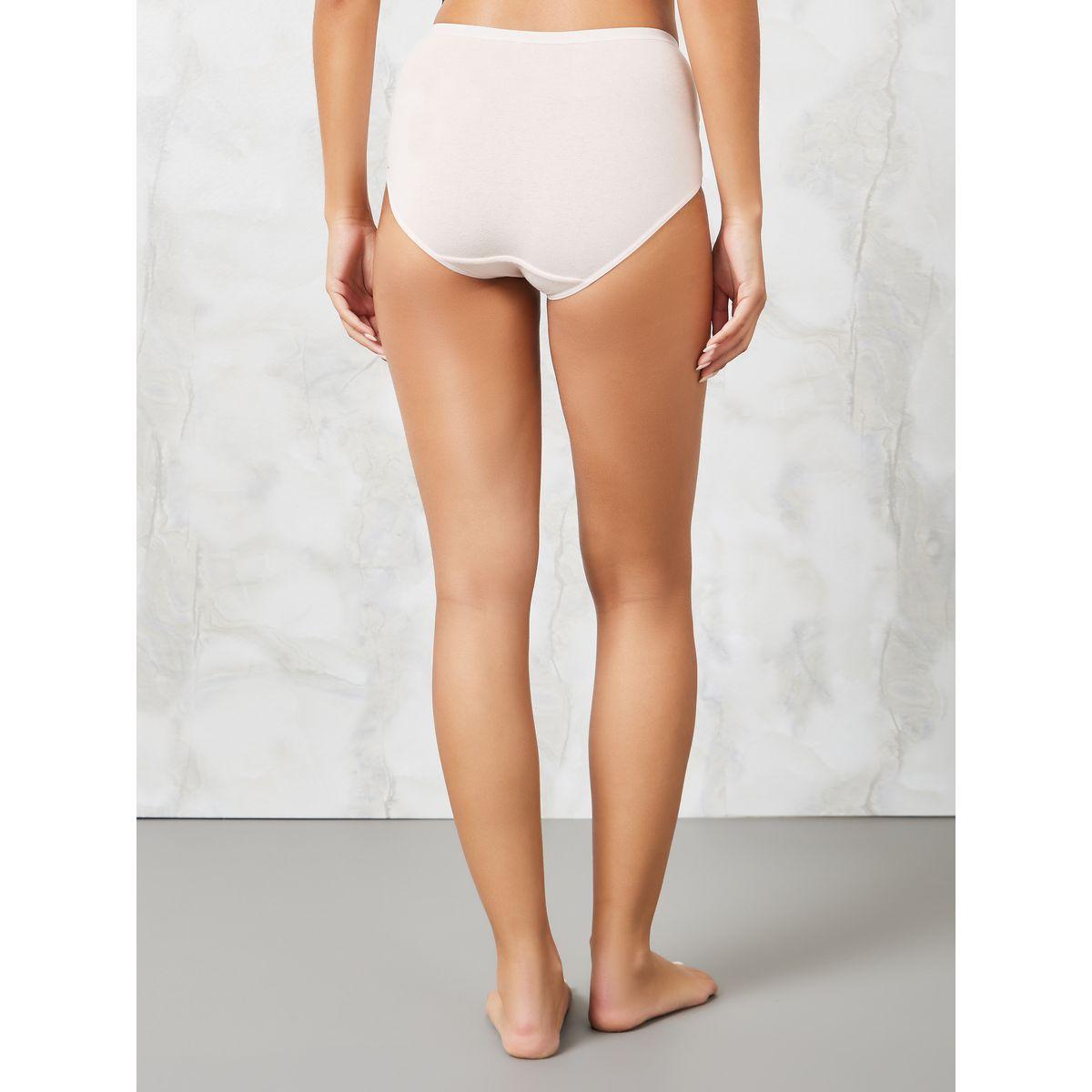 Styli Pack of 3 - Wide Rib Waist Cotton Short Briefs-women-clothing-lingerie-panties-image-5