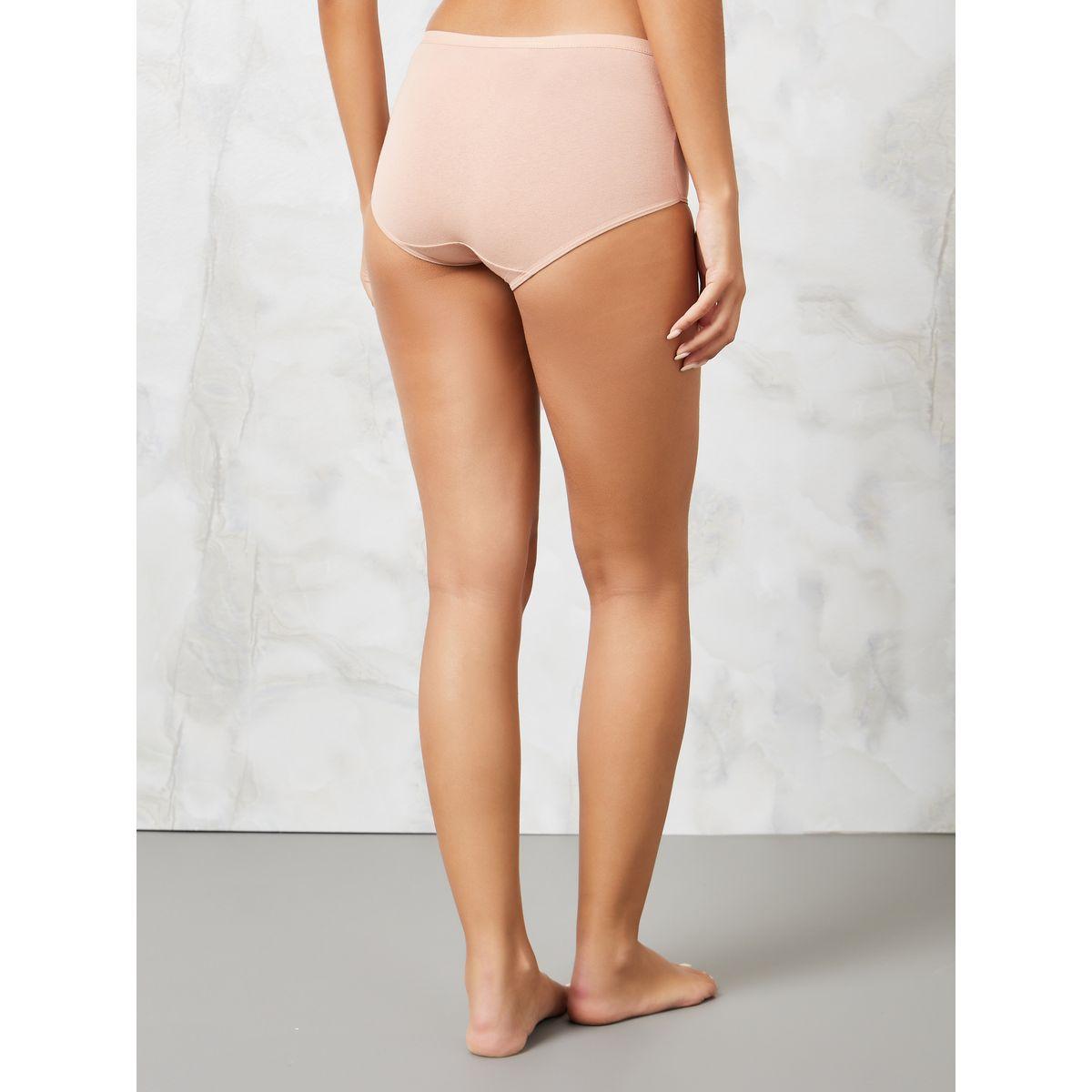Styli Pack of 3 - Wide Rib Waist Cotton Short Briefs-women-clothing-lingerie-panties-image-5