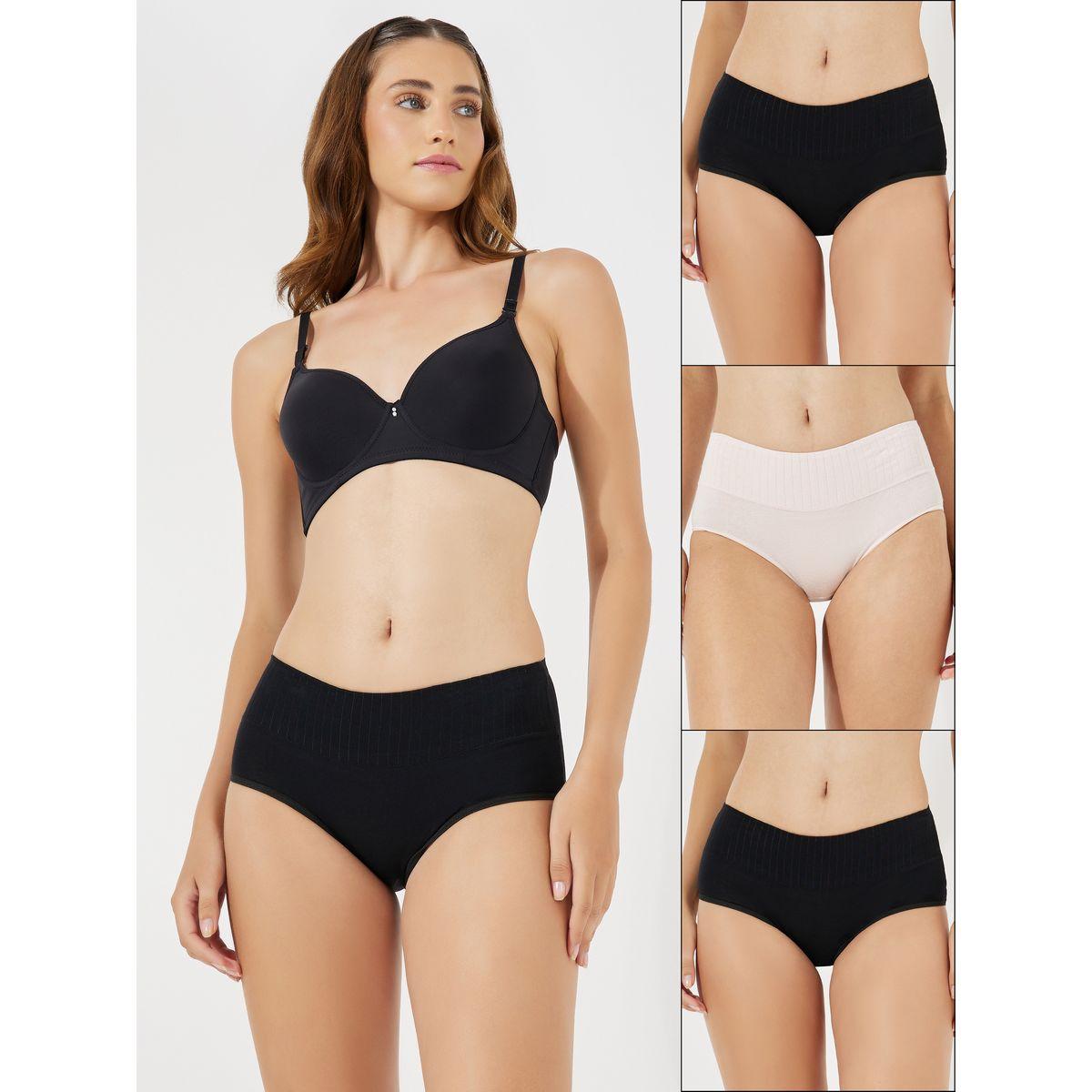 مجموعة من 3 سراويل داخلية بخصر مضلع-women-clothing-lingerie-panties-image-1