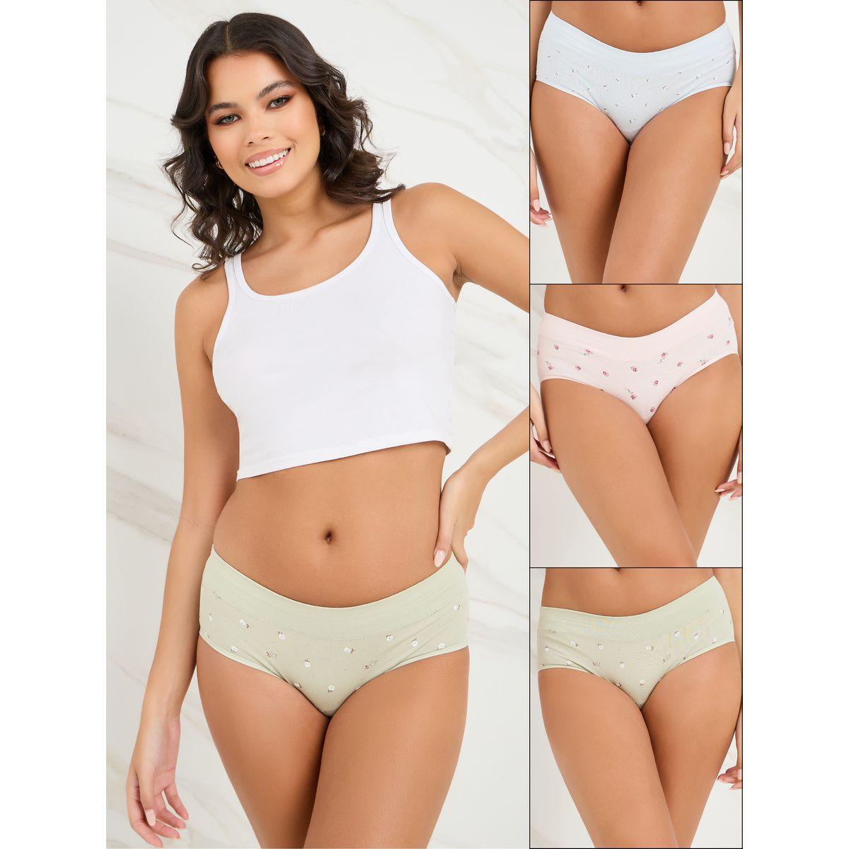 مجموعة من 3 شورتات بخصر عريض-women-clothing-lingerie-panties-image-1