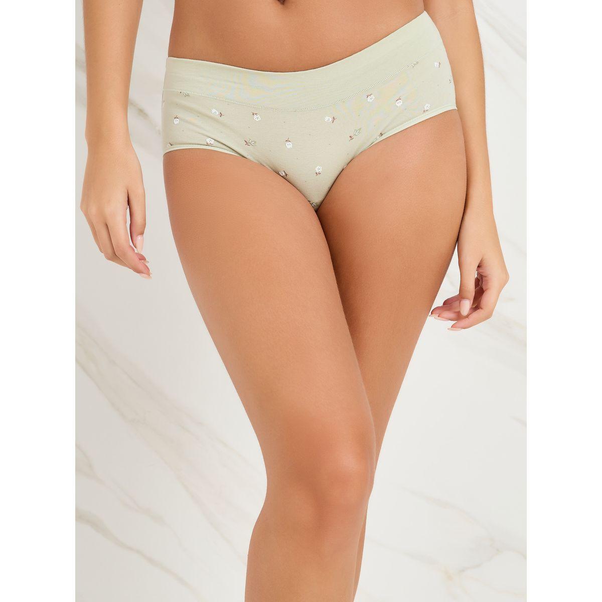 Styli Pack of 3 - Wide Waistband Ditsy Print Cotton Shorts-women-clothing-lingerie-panties-image-3
