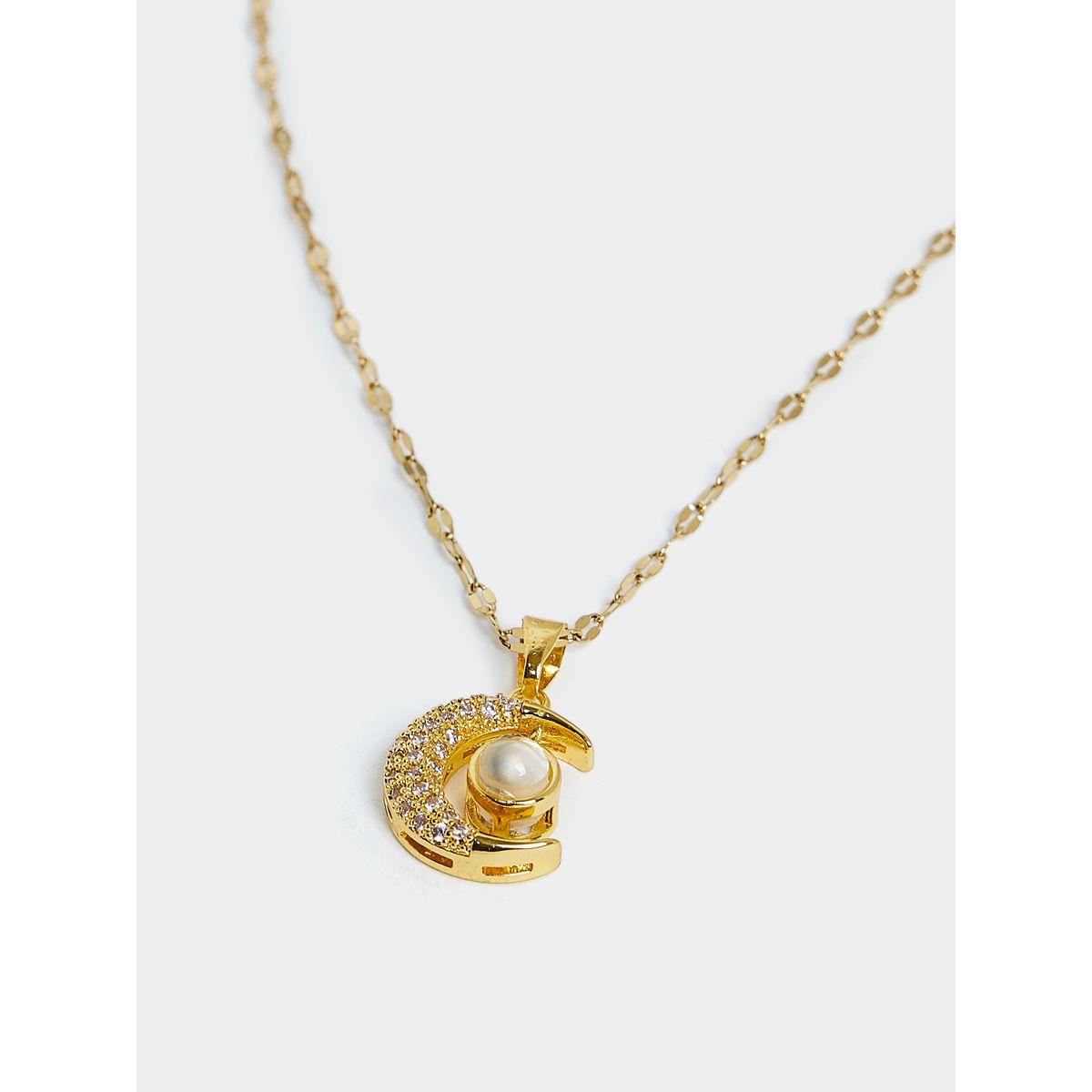 عقد مزين بحلية على شكل قمر-women-watchesandjewellery-jewellery-necklacesandpendants-image-2