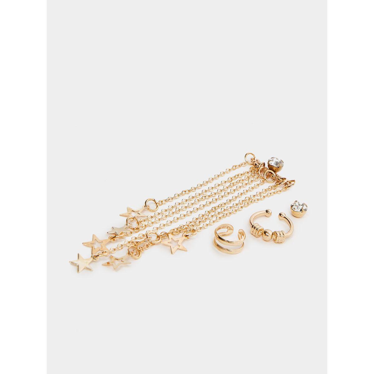 Styli Set of 4 - Assorted Star Drop Earrings-women-watchesandjewellery-jewellery-earrings-image-2