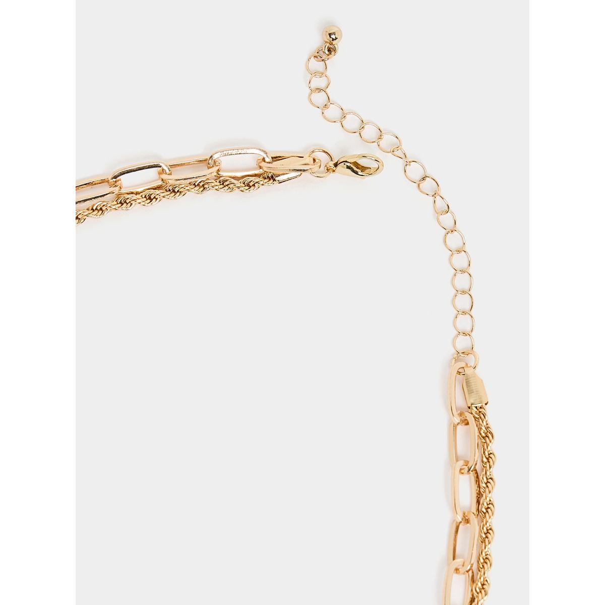 Styli Moon and Star Detail Layered Necklace-women-watchesandjewellery-jewellery-necklacesandpendants-image-4