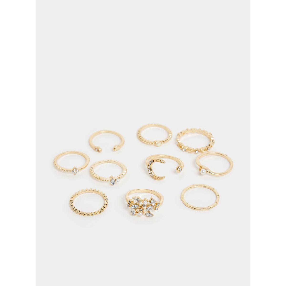 Styli Set of 10 - Assorted Rhinestone Rings-women-watchesandjewellery-jewellery-rings-image-3