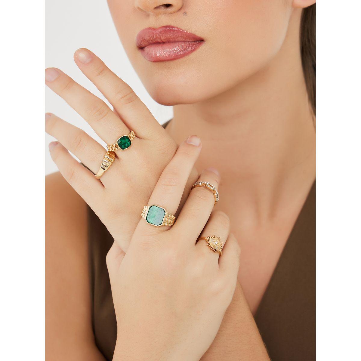 مجموعة من 5 خواتم متنوعة-women-watchesandjewellery-jewellery-rings-image-1