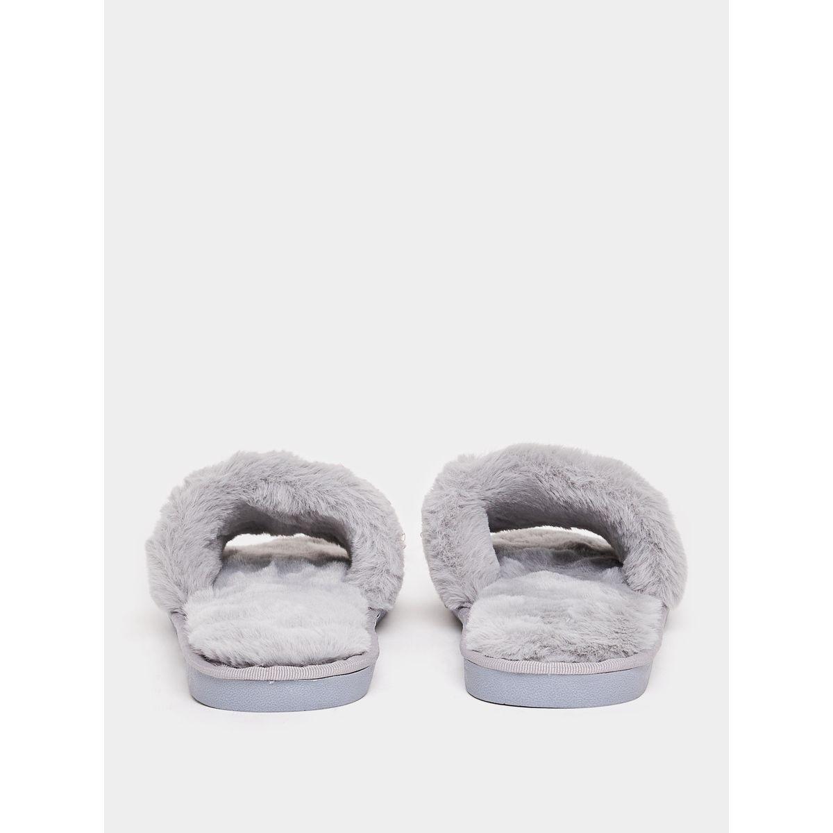 شبشب غرفة نوم بفرو صناعي-women-shoes-bedroomslippers-image-3