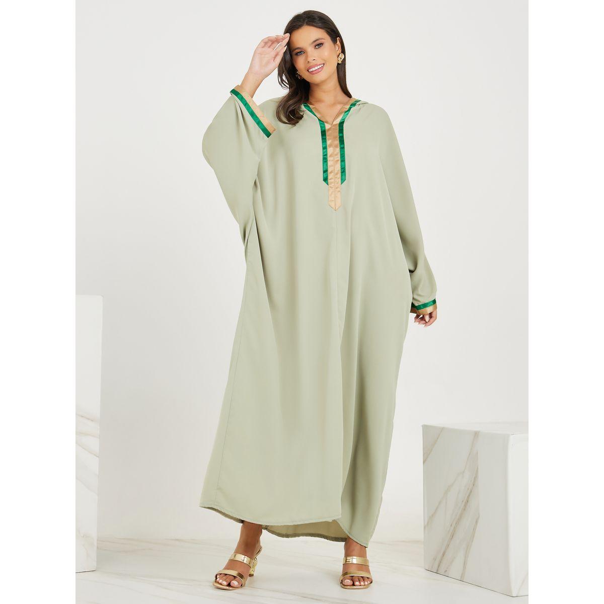 جلابية كاجوال بياقة هودي-women-arabicclothing-jalabiyas-image-1