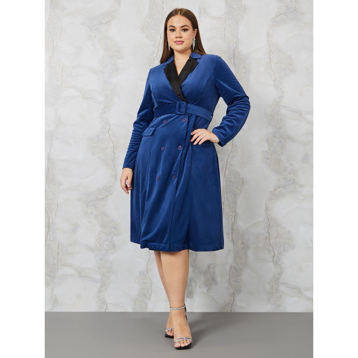 فستان ميدي بحزام خصر-women-clothing-dresses-image-1