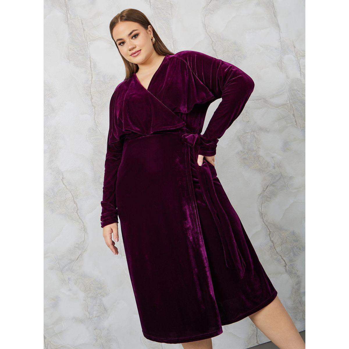فستان ميدي بنمط لف-women-clothing-dresses-image-4