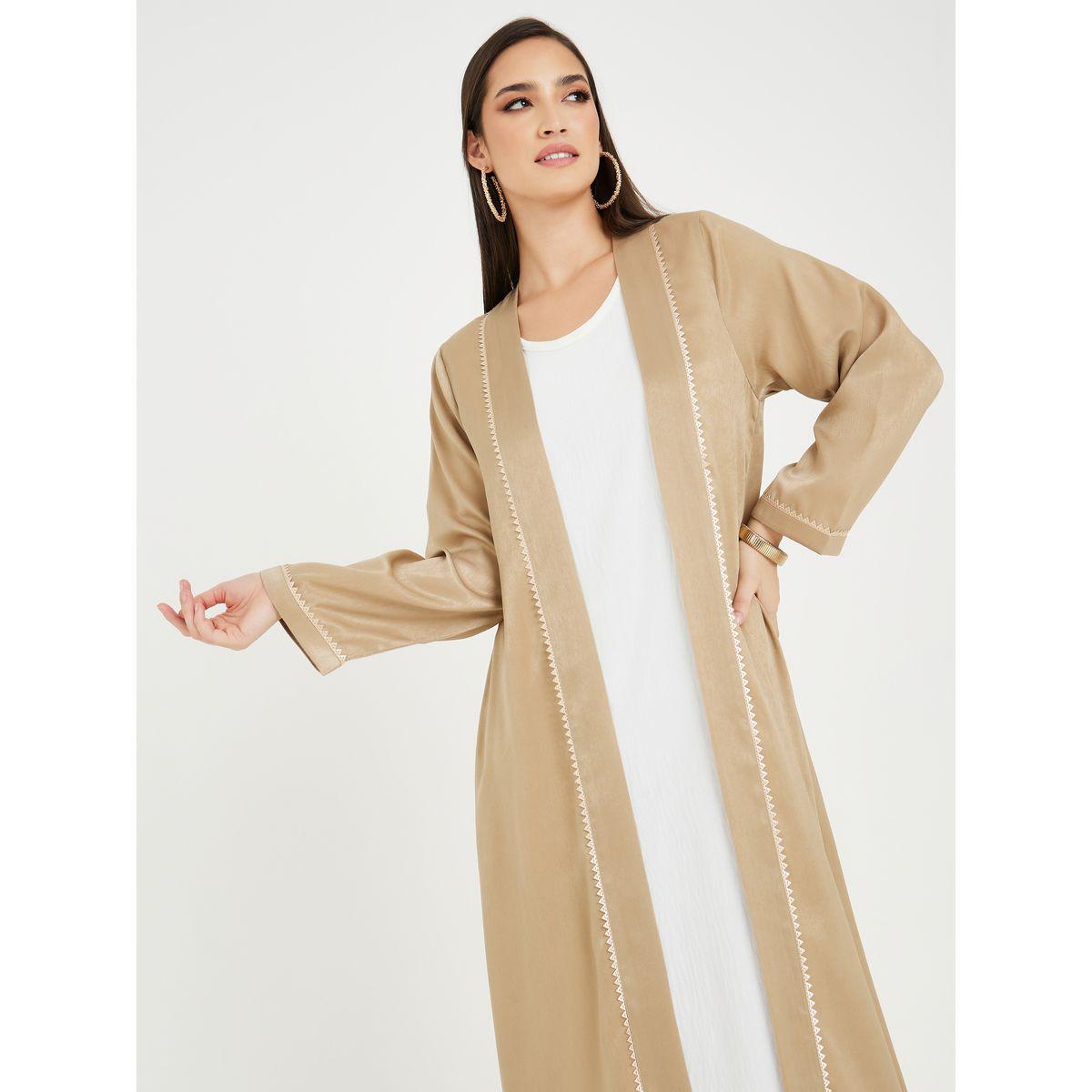 Styli Embroidered Trim Abaya-women-arabicclothing-abayas-image-2