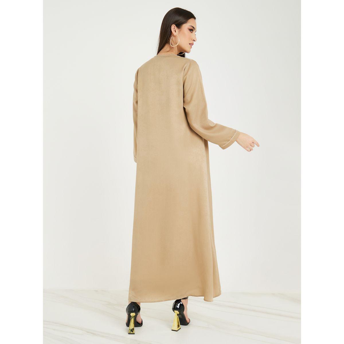 Styli Embroidered Trim Abaya-women-arabicclothing-abayas-image-4