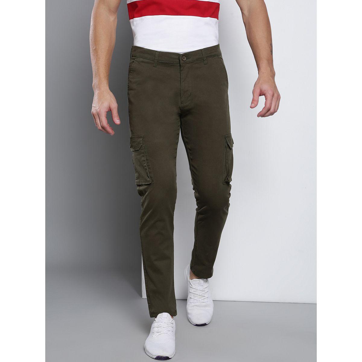 بنطال كارجو سادة بخصر متوسط-men-clothing-bottoms-trousersandchinos-trousers-image-5