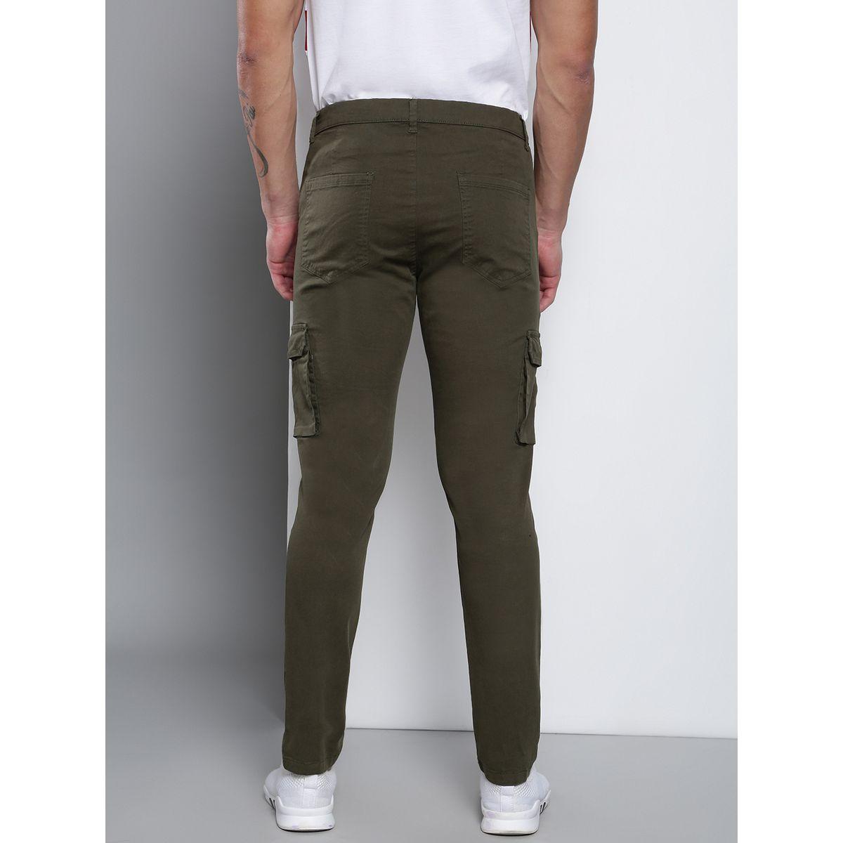 Dennis Lingo Solid Mid Rise Cotton Cargo Pants-men-clothing-bottoms-trousersandchinos-trousers-image-4