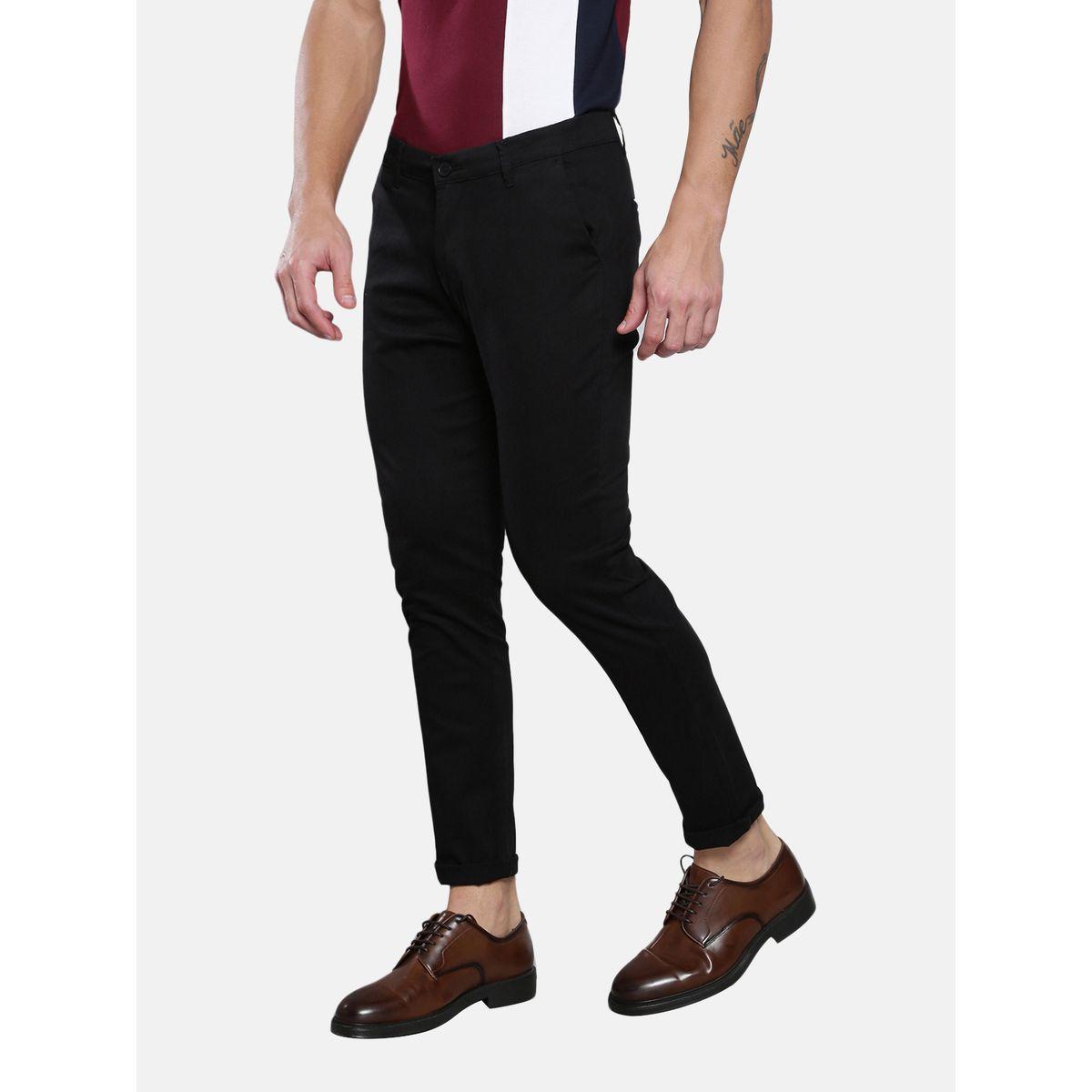 Dennis Lingo Solid Mid Rise Cotton Chino Trouser-men-clothing-bottoms-trousersandchinos-chinos-image-2