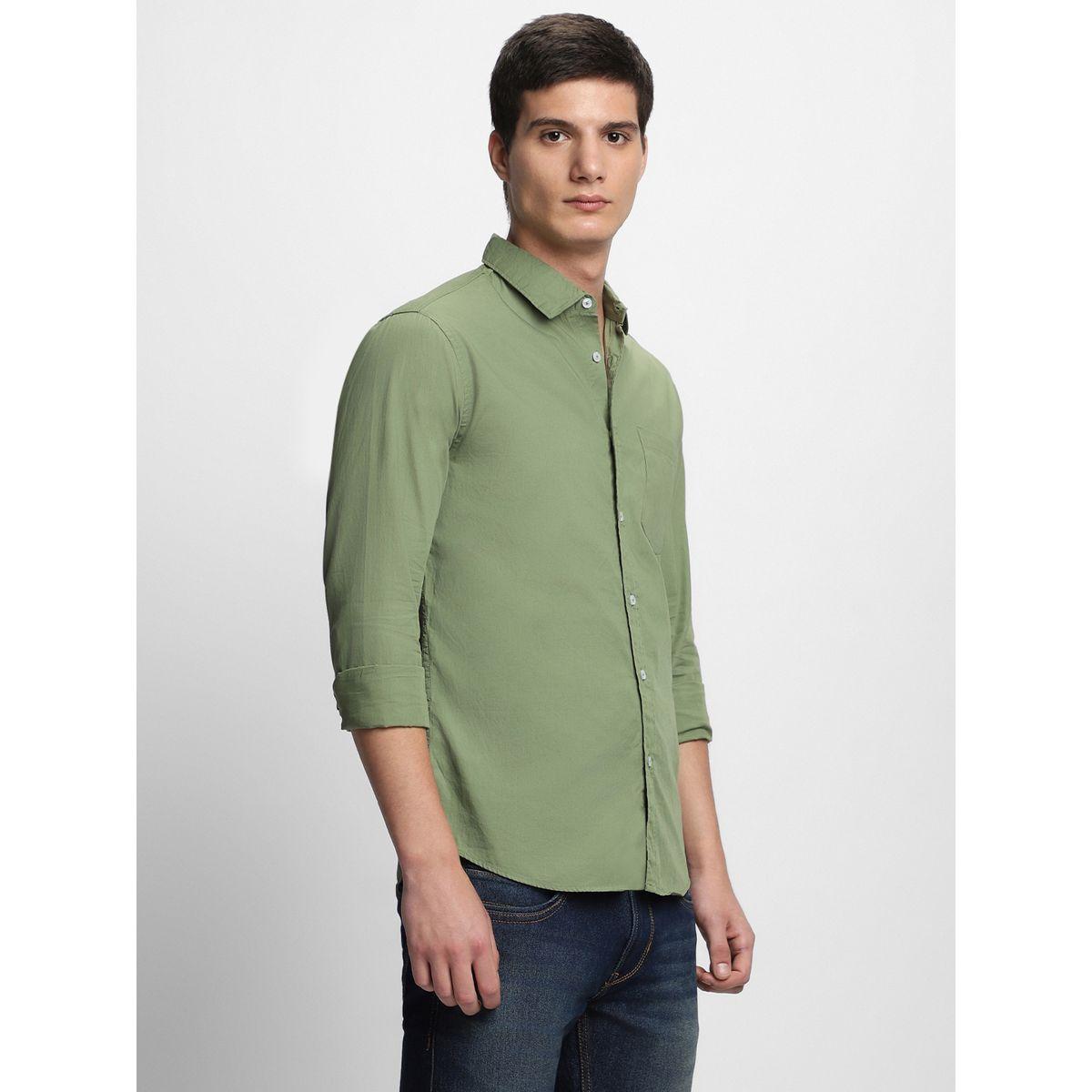 Dennis Lingo Solid Cotton Casual Shirt-men-clothing-shirts-image-3