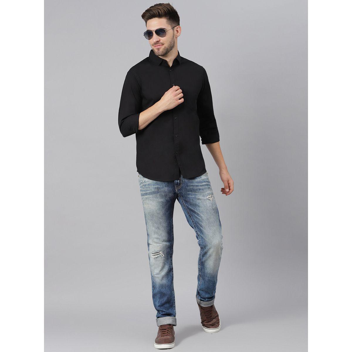 Solid Cotton Casual Shirt-men-clothing-shirts-image-4
