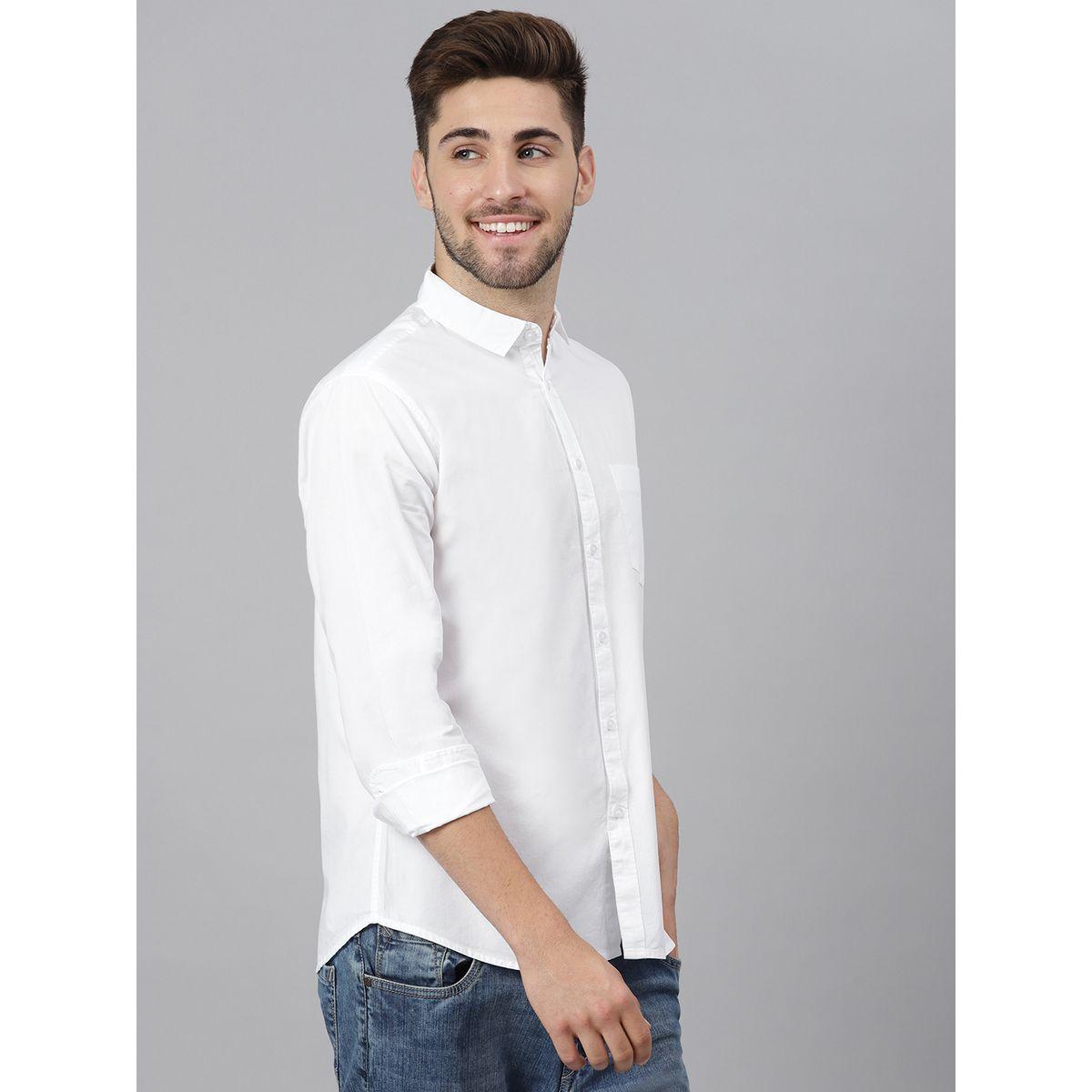 Solid Cotton Casual Shirt-men-clothing-shirts-image-2