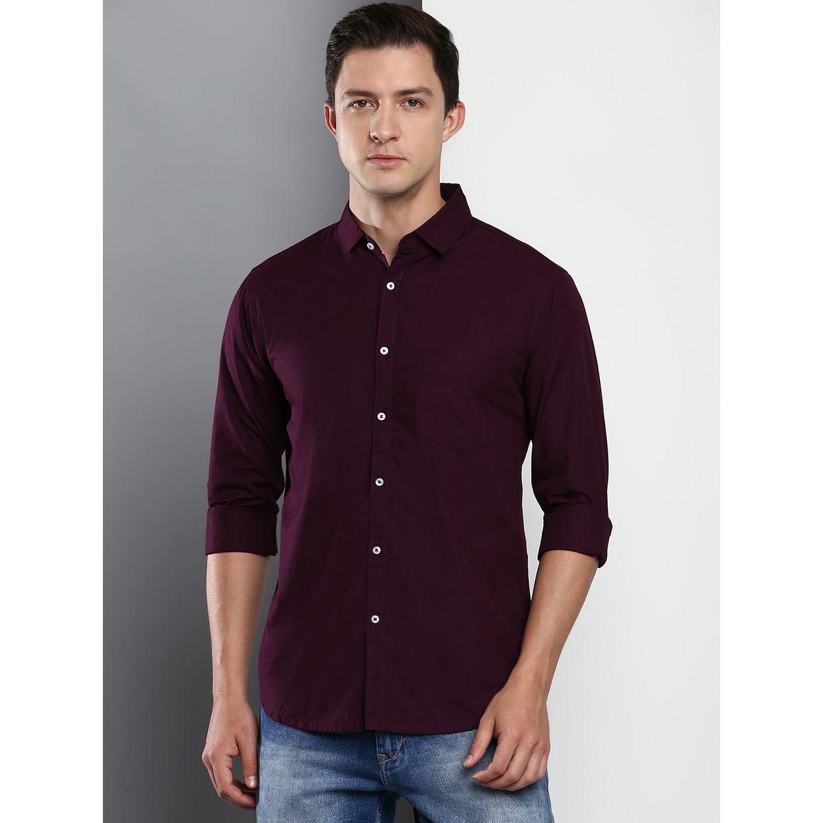 Solid Cotton Casual Shirt-men-clothing-shirts-image-1