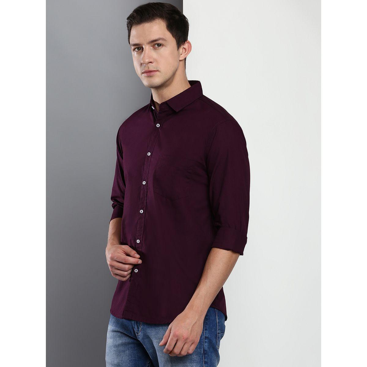 Solid Cotton Casual Shirt-men-clothing-shirts-image-2