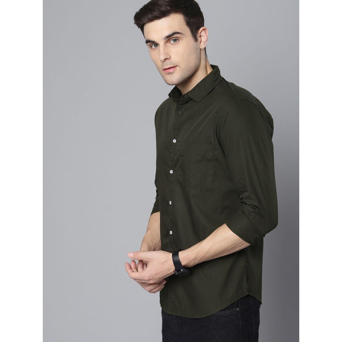 قميص سادة بقصة عادية-men-clothing-shirts-image-2