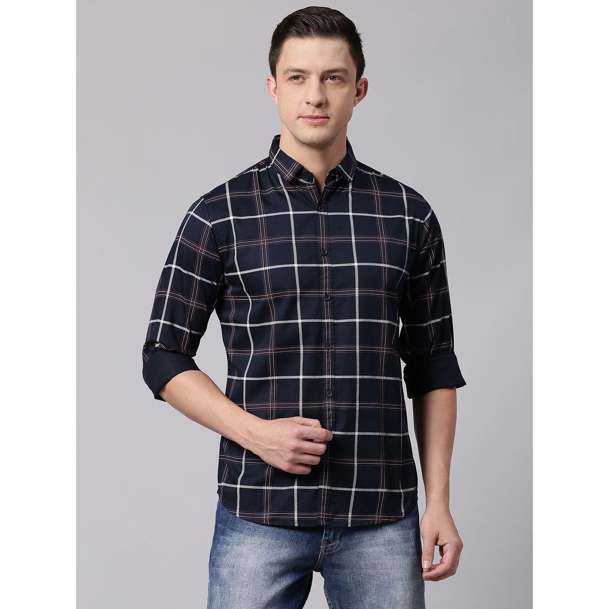 قميص كاجوال بقصة سليم فت-men-clothing-shirts-image-2