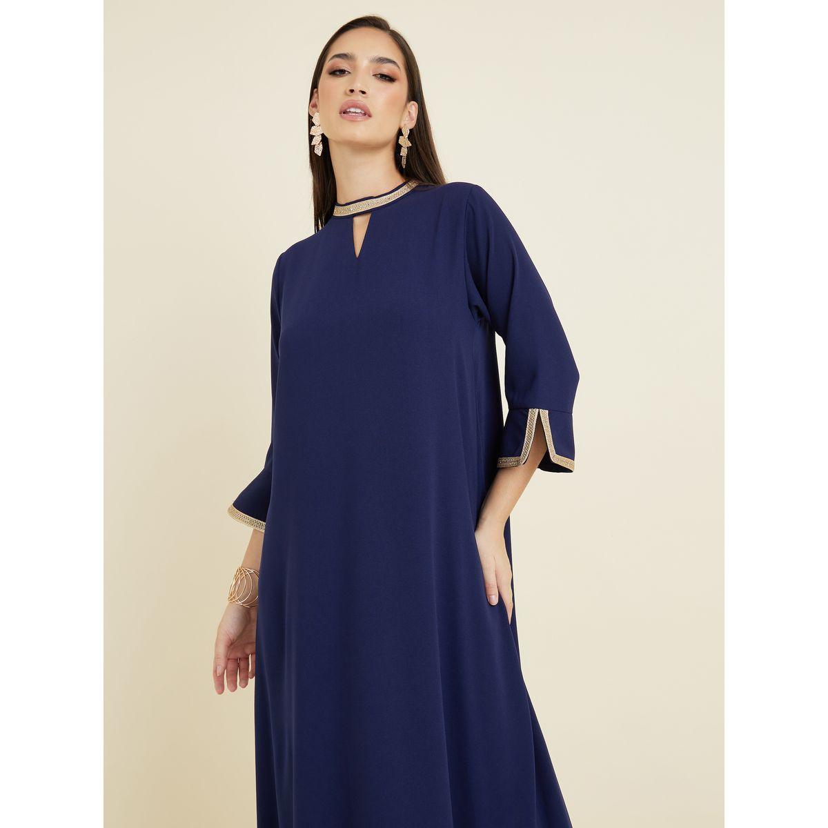 جلابية كاجوال مع ياقة بفتحة-women-arabicclothing-jalabiyas-image-2
