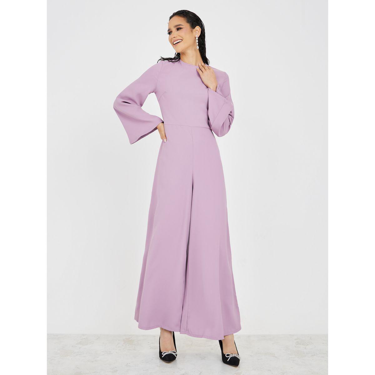 جمبسوت سادة بأرجل واسعة-women-clothing-jumpsuits-image-1