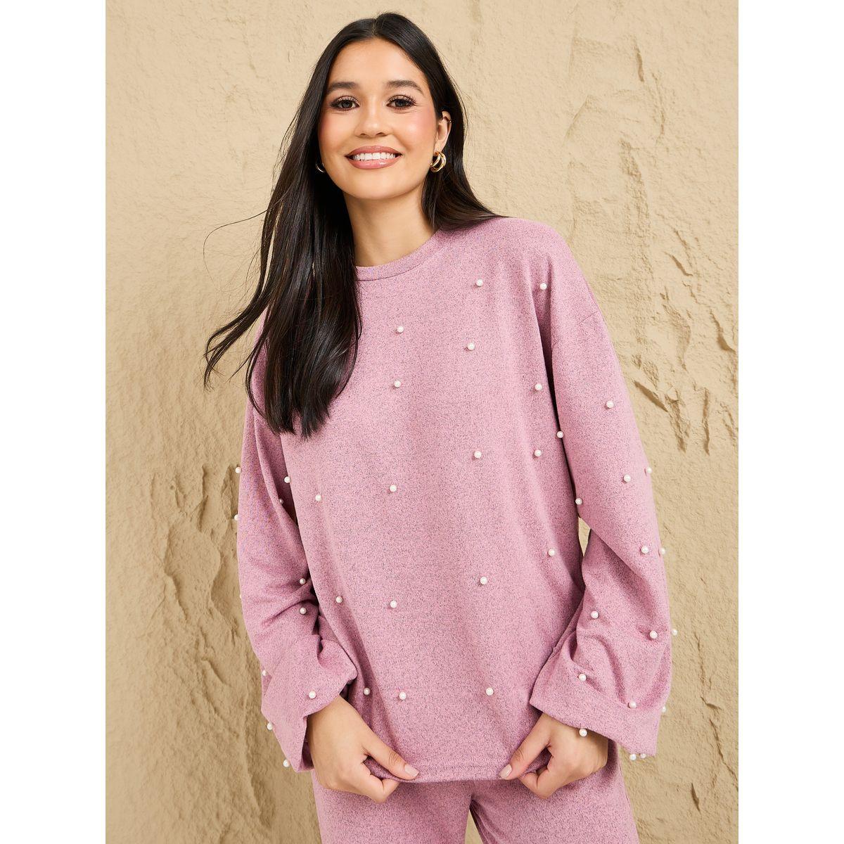 طقم منسق من ( بنطال + سويتر )-women-clothing-coordsets-image-2