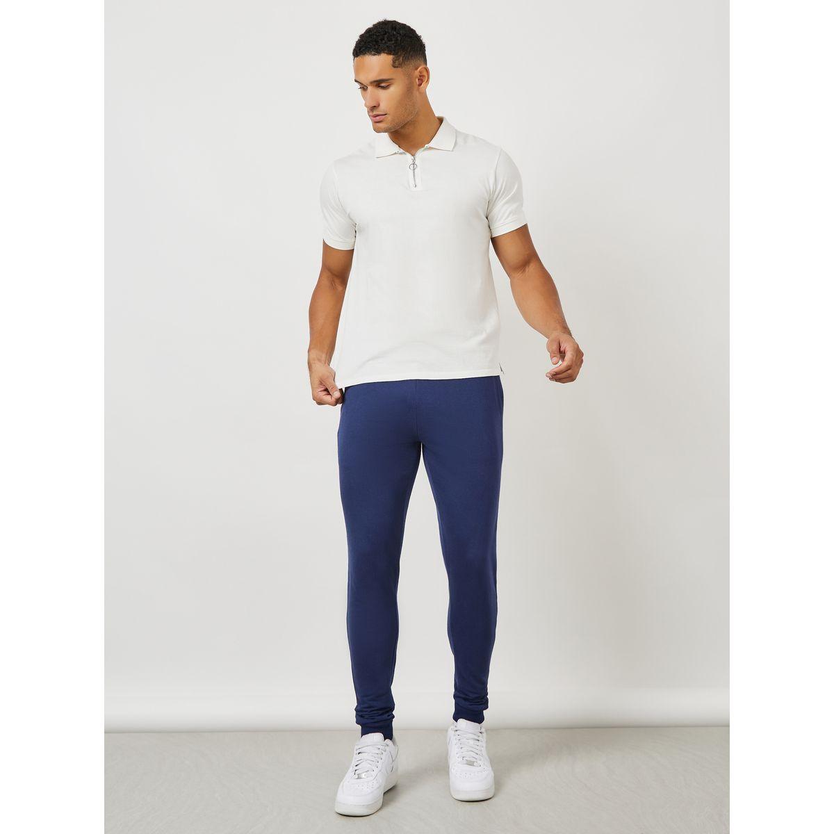 Styli Eco-Earth Slim Fit Terry Jogger with Welt Pockets-men-clothing-bottoms-joggers-image-1