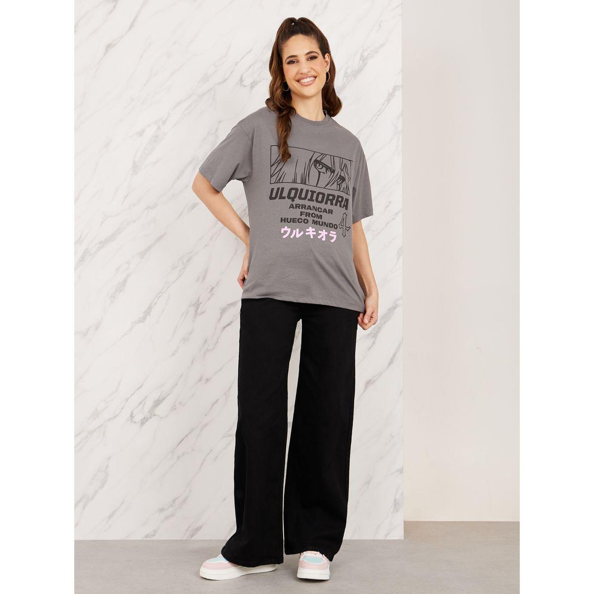 Styli Oversized Anime Graphic Print Longline T-shirt-women-clothing-tshirts-image-2