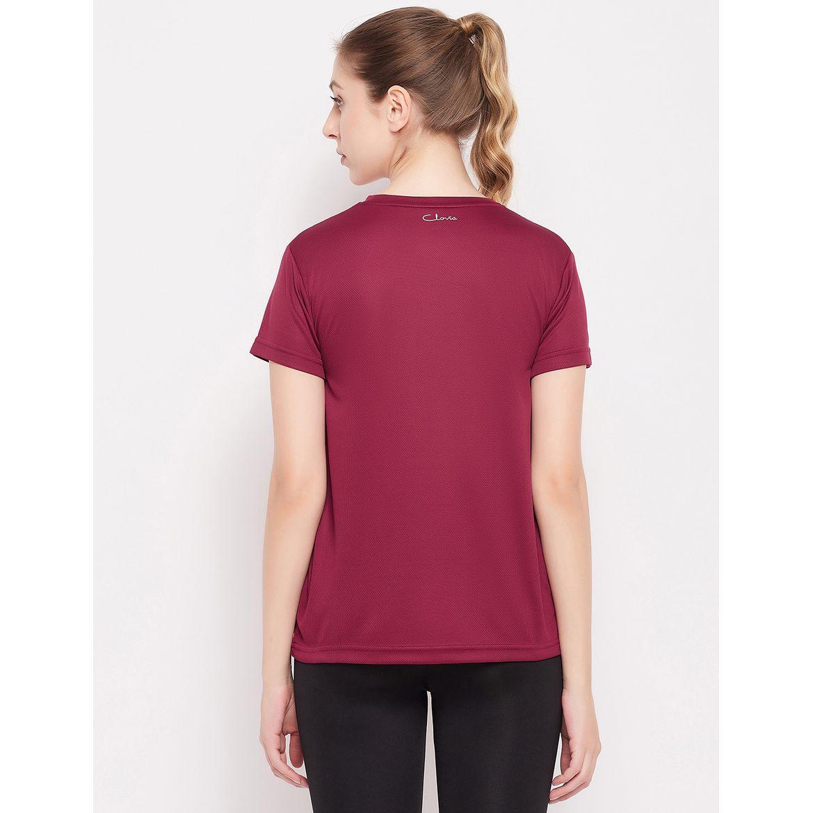 Round Neck Comfort Fit Active T-Shirt-women-clothing-sportswearandactivewear-tshirtsandvests-image-5
